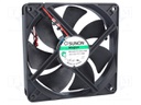 Fan: DC; axial; 12VDC; 120x120x25mm; 127.4m3/h; 34dBA; Vapo; 24AWG