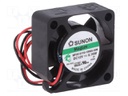 Fan: DC; axial; 12VDC; 25x25x10mm; 5.07m3/h; 16dBA; Vapo; 9600rpm