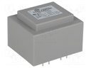 Transformer: encapsulated; 4.5VA; 230VAC; 15V; 15V; 0.15A; 0.15A