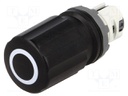 Switch: emergency stop; Stabl.pos: 2; 22mm; black; Illumin: none