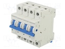 Circuit breaker; 230/400VAC; Inom: 32A; Poles: 3+N; Charact: C; 6kA