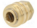 Quick connection coupling; NW7,2 quick connector; 0÷35bar