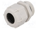 Cable gland; PG21; IP68; Mat: polyamide; grey; UL94V-2