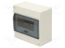 Enclosure: for modular components; IP40; No.of mod: 8; Series: IC2