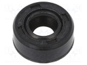 Oil seal; NBR; D: 5mm; -40÷100°C; Shore hardness: 70; Shaft dia: 6mm