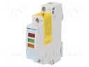 Module: voltage indicator; 230VAC; IP20; DIN