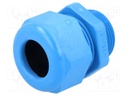 Cable gland; M25; IP68; Mat: polyamide; blue; UL94V-0