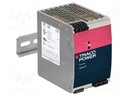 Power supply: switched-mode; 480W; 48VDC; 47÷56VDC; 10A; 85÷264VAC