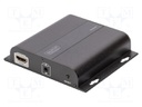 HDMI extender; HDCP 1.4,HDMI 1.4; black; Enclos.mat: metal; 120m