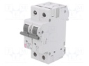 Circuit breaker; 230/400VAC; Inom: 16A; Poles: 2; DIN; Charact: C