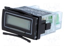 Counter: electronical; LCD,with a backlit; pulses; 99999999; IP65