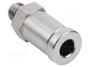 Straight push-in fitting; Mounting: M5-AG; Man.series: STV-GE; 5g