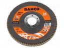 Flap grinding wheels; Ø: 115mm; Øhole: 22.23mm; Granularity: 40