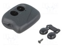 Enclosure: for remote controller; X: 37mm; Y: 47mm; Z: 11mm; ABS