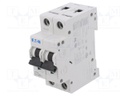 Circuit breaker; 230/400VAC; Inom: 20A; Poles: 2; DIN; Charact: C