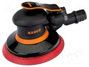 Palm orbital sander; pneumatic; 6.3bar; 255l/min; 80dBA; L: 195mm