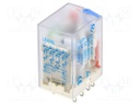 Relay: electromagnetic; 4PDT; Ucoil: 48VDC; 5A/240VAC; 5A/24VDC; 5A