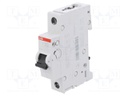 Circuit breaker; 230/400VAC; 6A; Poles: 1; DIN; Charact: K; IP20