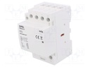 Contactor: 4-pole installation; 63A; 230VAC; NC + NO x3; DIN