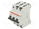 Circuit breaker; 415VAC; Inom: 50A; Poles: 3; Charact: Z; 15kA; IP20