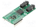 Click board; audio; SPI; CS3310,LT3032,LT3463; 5VDC