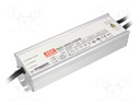 Power supply: switched-mode; LED; 200W; 200÷400VDC; 500mA; IP67