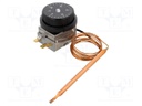 Sensor: thermostat with capillary; Output conf: SPDT; 10A; 400VAC