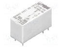 Relay: electromagnetic; SPST-NO; Ucoil: 12VDC; 16A/250VAC; 480mW