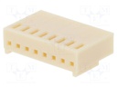 Plug; wire-board; female; NS25; 2.54mm; PIN: 8; w/o contacts; 250V
