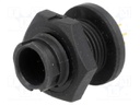 Connector: circular; Series: EN2; socket; male; THT; PIN: 6; 3A; IP68