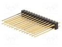 Pin header; pin strips; male; PIN: 28; straight; 2.54mm; THT; 2x14