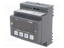 Module: regulator; temperature; SPDT; OUT 2: SPDT; DIN; 250VAC/8A