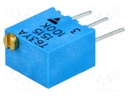 Potentiometer: mounting; multiturn; 100kΩ; 250mW; ±10%; linear