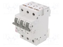 Circuit breaker; 230/400VAC; Inom: 20A; Poles: 3; DIN; Charact: D