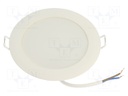 Lamp: LED downlight; 230VAC; 8W; 6500K; Ø115x44mm