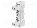 Socket; PIN: 8; 10A; 250VAC; Mounting: DIN; Series: HR30,HR50