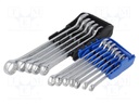 Wrenches set; combination spanner; Pcs: 12