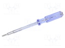 Tester: voltage indicator; 100÷250V; Blade length: 100mm