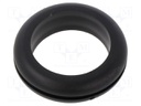 Grommet; black; UL94HB; TPR