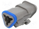 Connector: wire-wire; PX0; plug; female; PIN: 3; IP68; Locking: latch