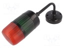 Signaller: signalling column; Colour: red/green; Usup: 20÷30VDC