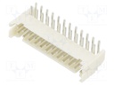 Socket; wire-board; male; 2mm; PIN: 24; THT; 100V; 2A; angled