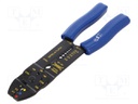 Tool: multifunction wire stripper and crimp tool; 0.25÷6mm2