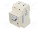 Meter; for DIN rail mounting; analogue; 0÷100A; True RMS; 40÷72Hz