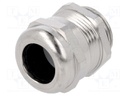 Cable gland; M20; IP68; Mat: brass; Body plating: nickel