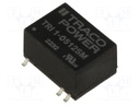 Converter: DC/DC; 1W; Uin: 4.5÷5.5V; Uout: 12VDC; Iout: 84mA; SMD14
