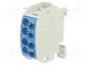 Splice terminal: distribution block; 25mm2; ways: 1; terminals: 4