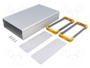 Enclosure: with panel; FR; X: 131mm; Y: 200mm; Z: 53.5mm; aluminium