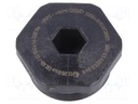 Stopper; M25; IP68; Mat: polyamide; black; Conform to: ATEX Ex