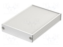Enclosure: with panel; Filotec; X: 71.8mm; Y: 100mm; Z: 16.4mm; IP40